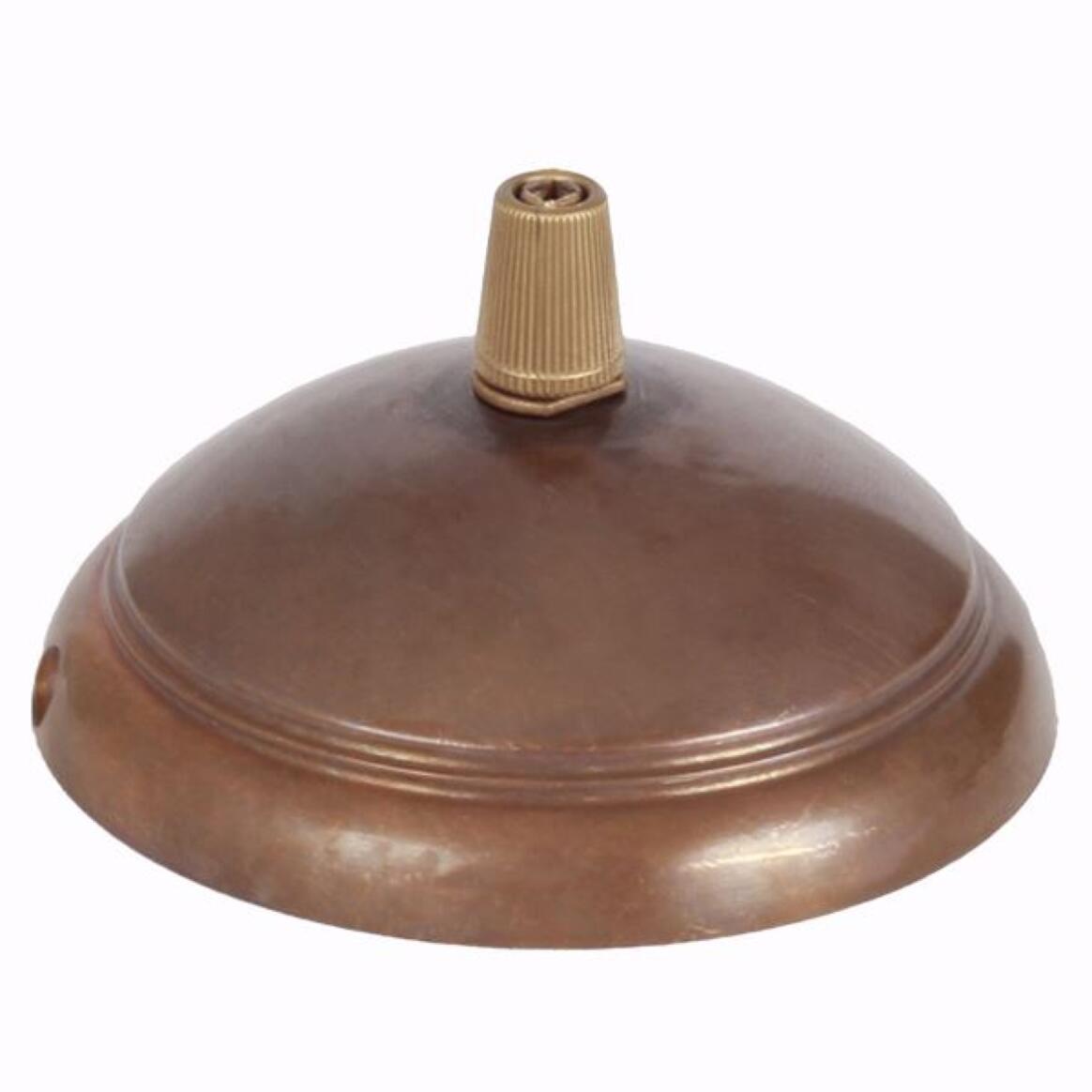 Rosace de plafond en laiton, avec dôme et cordon de serrage main product image