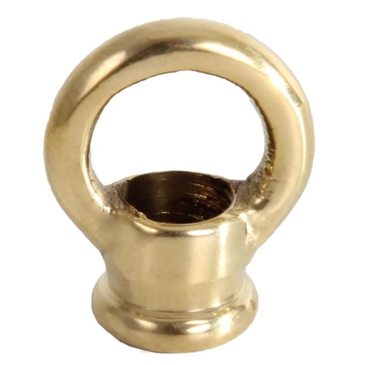 Closed Brass Hook for Ceiling Light Chandelier, M10 Thread main product image