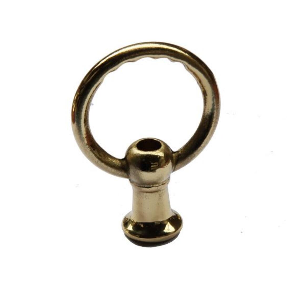 Cast Brass Closed Ceiling Rose Hook, M10 Thread main product image