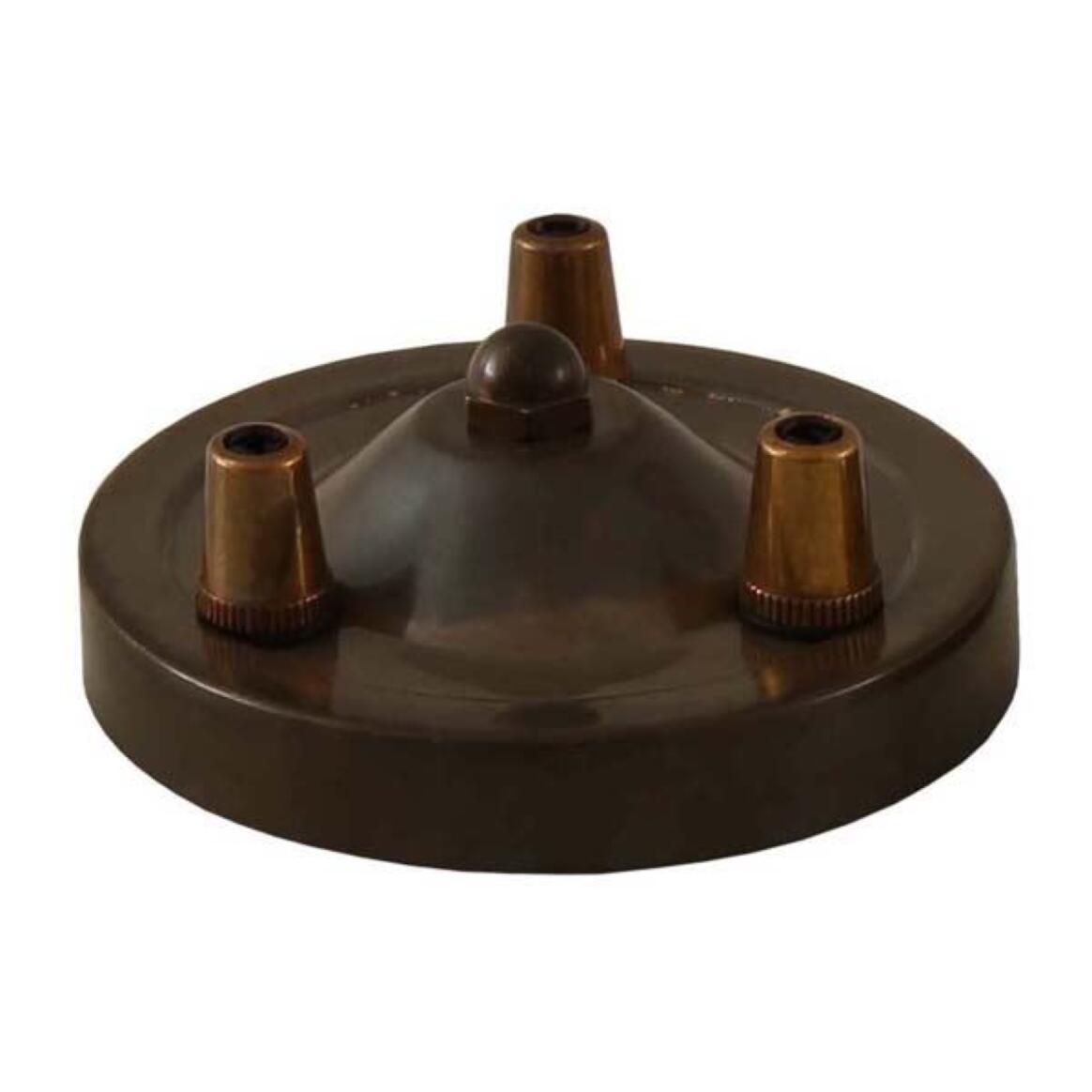 Brass Ceiling Rose 10cm, 1-5 Outlets main product image