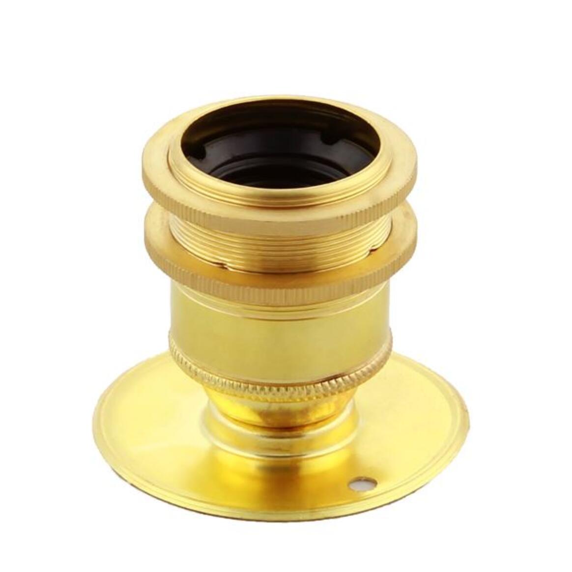 E27 Vintage Metal Batten Lamp Holder with Shade Rings, 3 Colours main product image