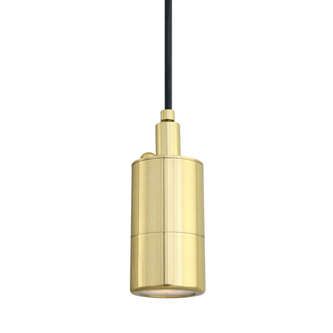 Ennis Brass Bathroom Pendant Spotlight 2.5" IP44 / IP65 main product image