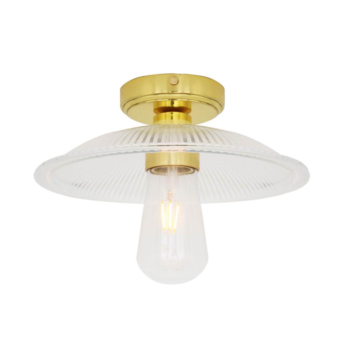 Gal Prismatic Ceiling Light 11.75" IP65 main product image
