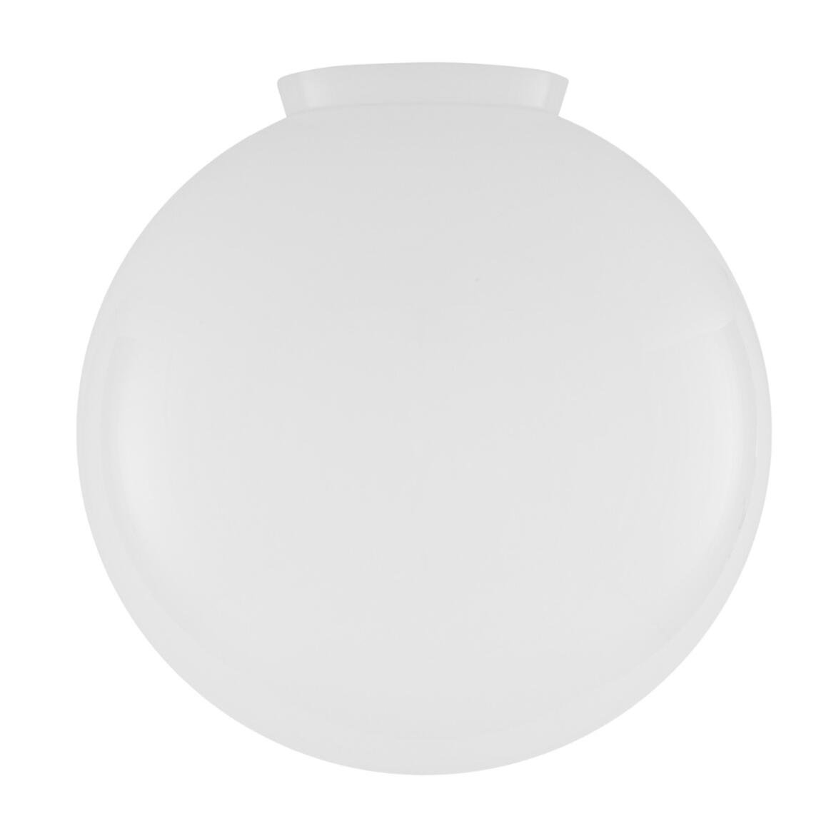 Large Opal Glass Globe Light Shade 15.75", Neck Size 6" main product image