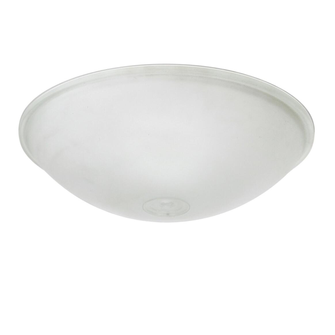 Flush Dish Ceiling Fitting Glass Lamp Shade 15.75", Neck Size 0.25" main product image