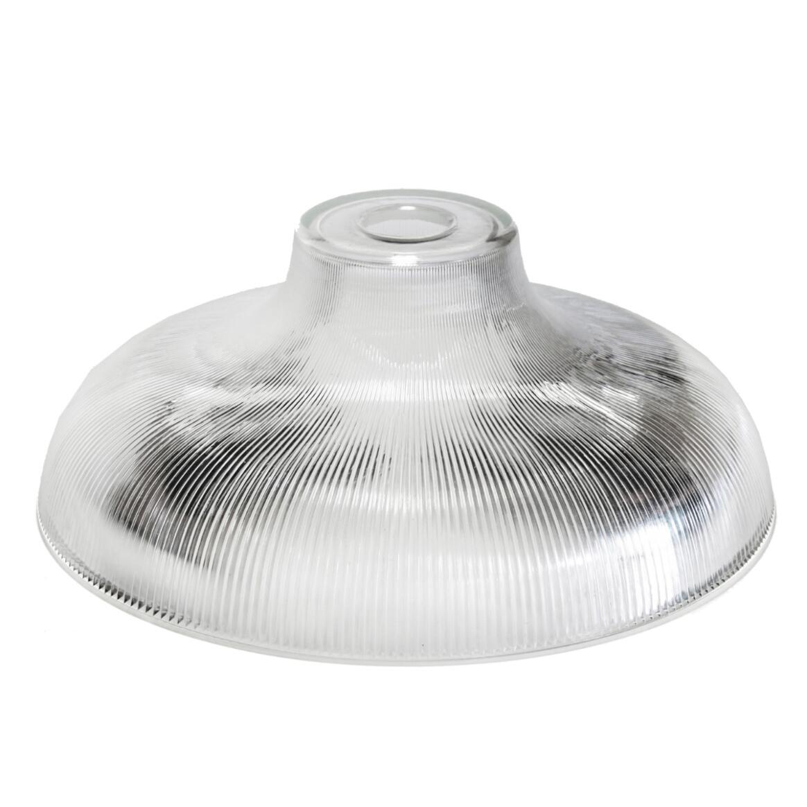 Prismatic Railway Glass Shade 40cm, Neck Size 4cm main product image