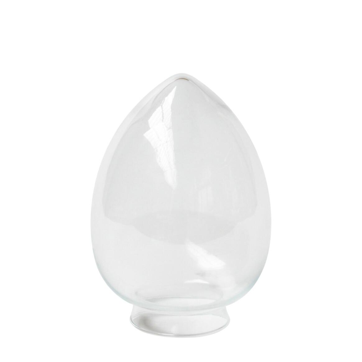 Small Clear Pineapple Glass Lamp Shade, Neck Size 3" main product image