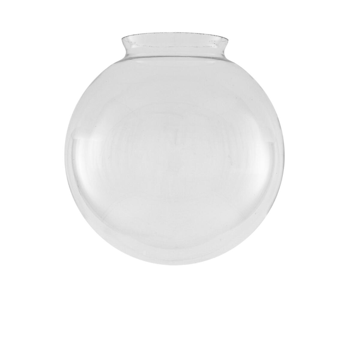 Clear Globe Glass Lamp Shade 7.75", Neck Size 4" main product image
