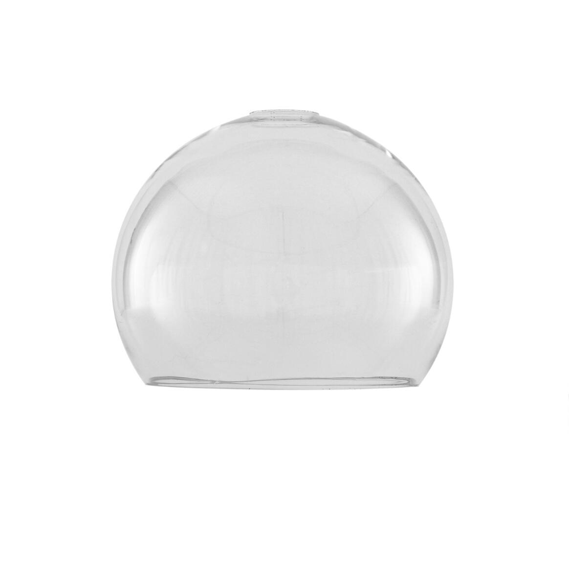 Clear Open Globe Glass Lamp Shade 25cm, Neck Size 4.5cm main product image