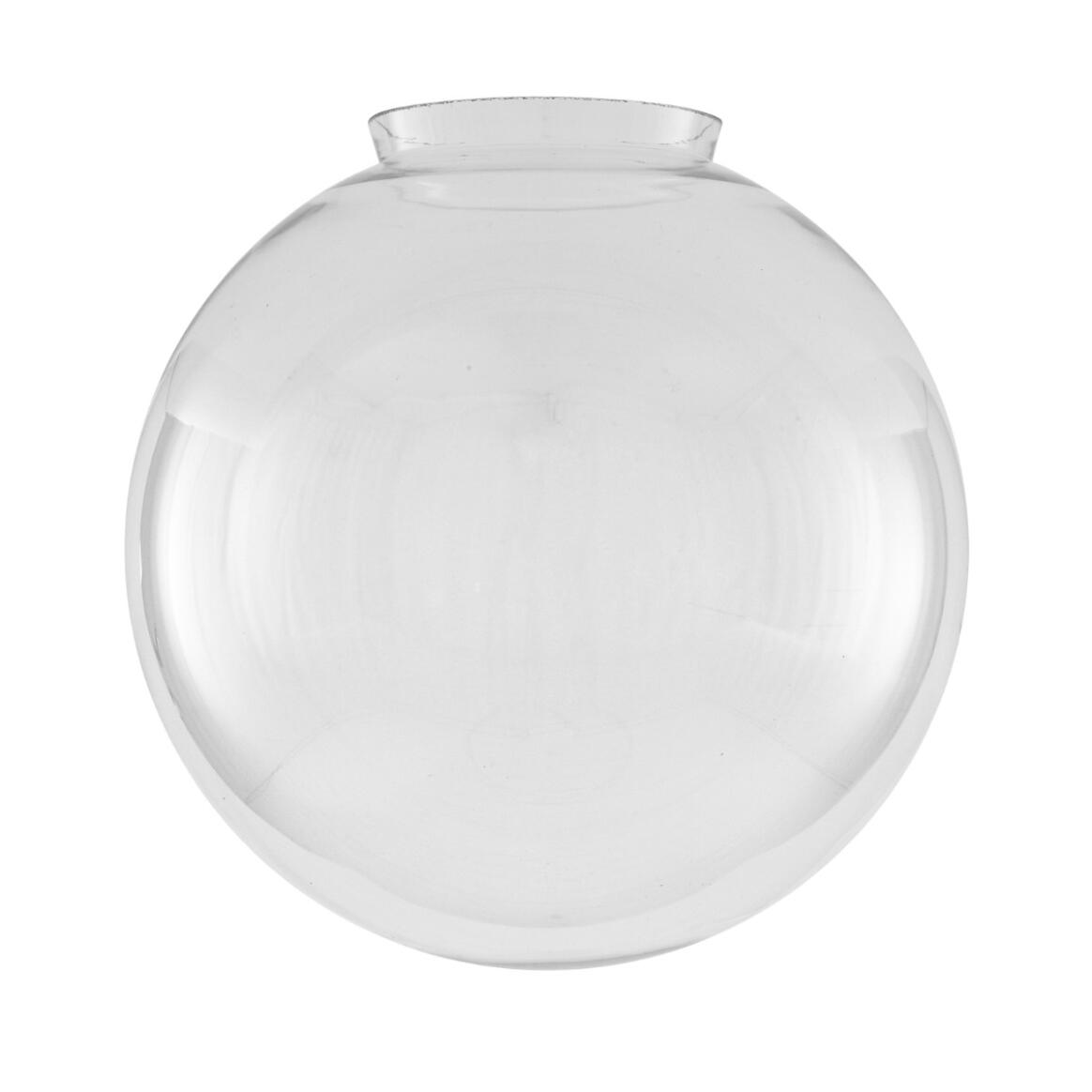 Clear Globe Glass Lamp Shade 13.75, Neck Size 5.75" main product image