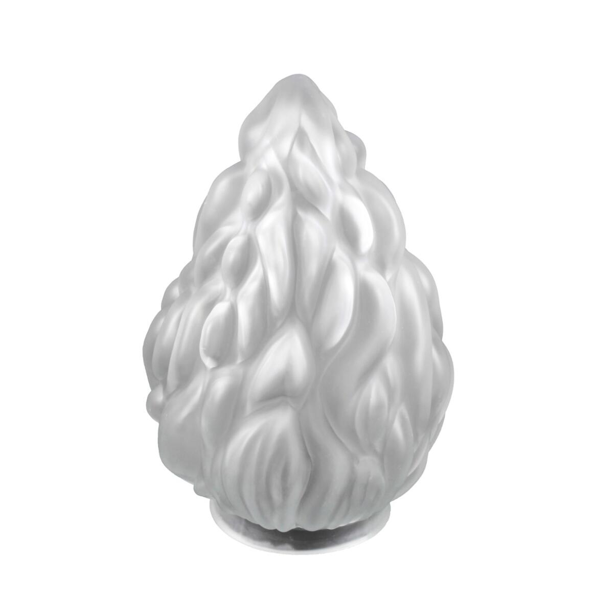 Large Flame Glass Lamp Shade, Neck Size 3.75" main product image