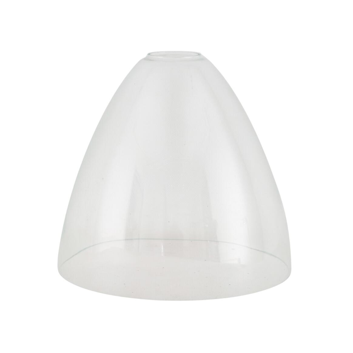 Bell Clear Glass Lamp Shade 9",, Neck Size 1.75" main product image