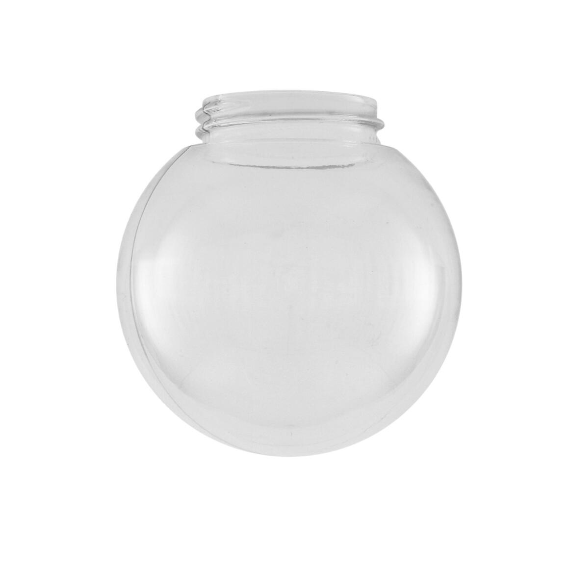 Clear Threaded Globe Glass Lamp Shade 6, Neck Size 3.25" main product image