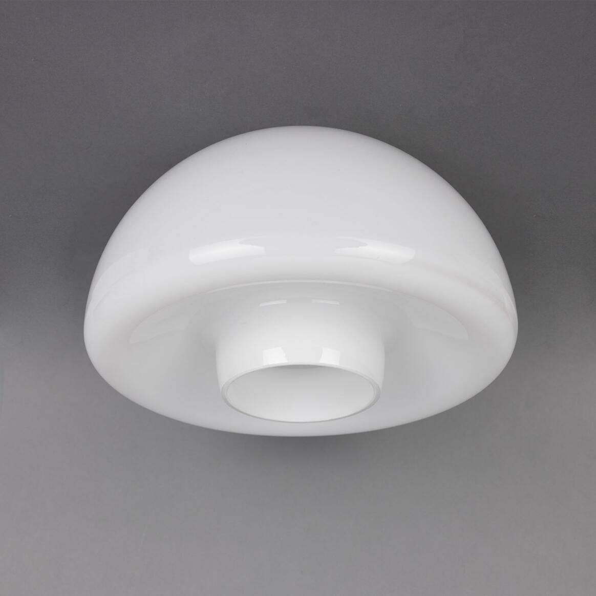 Matte Opal Mushroom Glass Lamp Shade 10.25", Neck Size 1.75" main product image