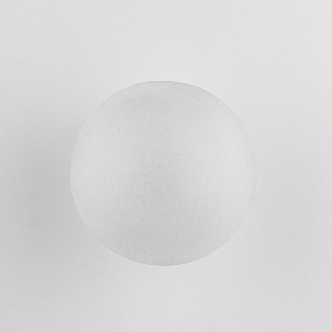 Globe en verre dépoli 8cm, filetage intérieur G9, diamètre du col : 2,1 cm main product image