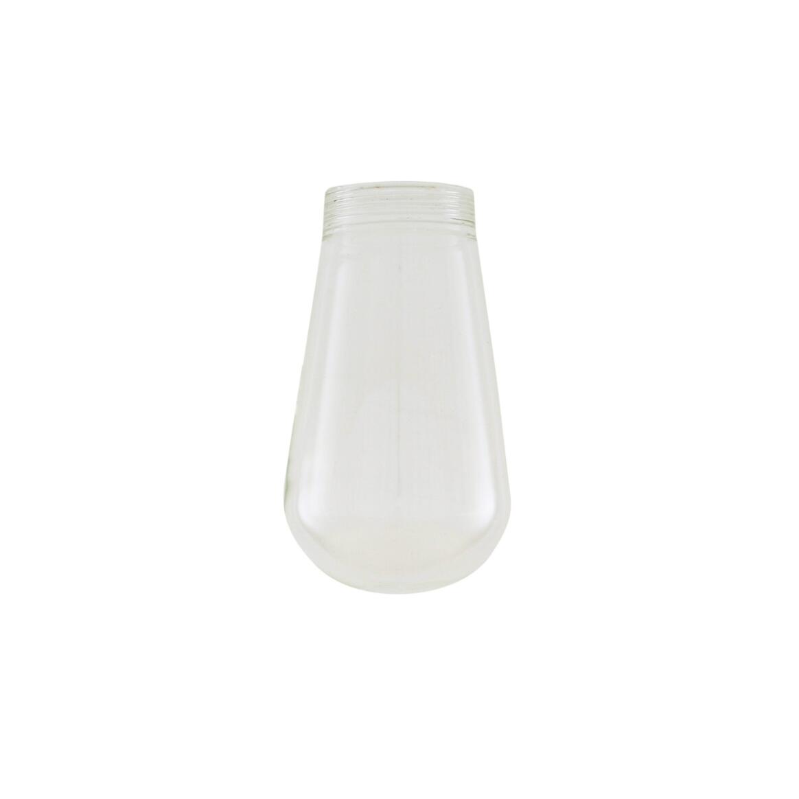 Mullan Waterproof Glass Lamp Shade Replacement, Clear, Neck Size 4.5cm main product image
