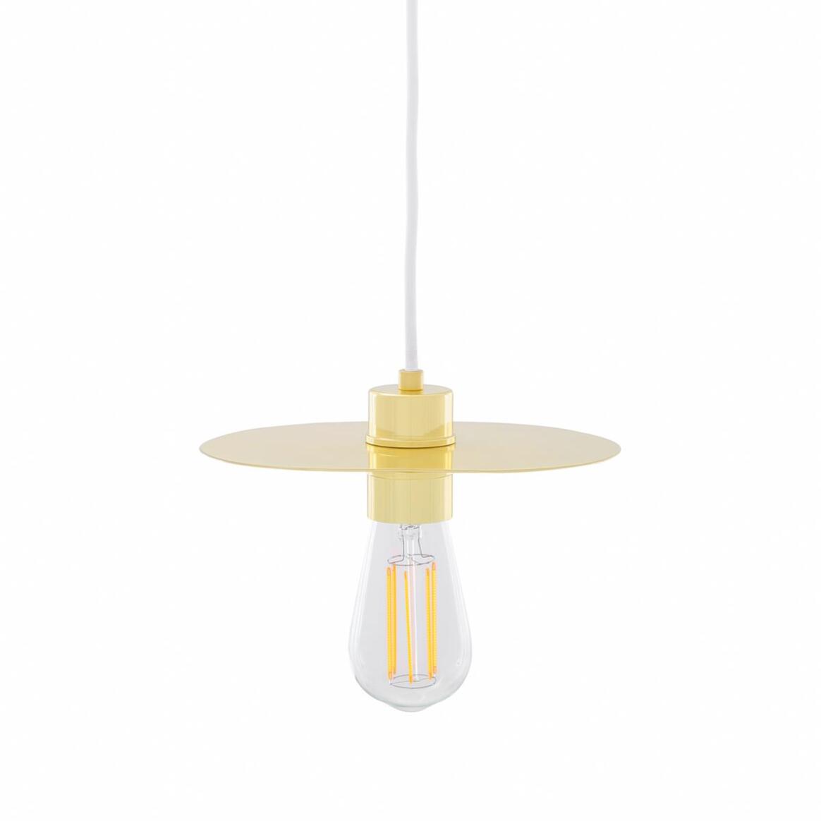 Kigoma Contemporary Brass Pendant Light 8.25" IP20 main product image