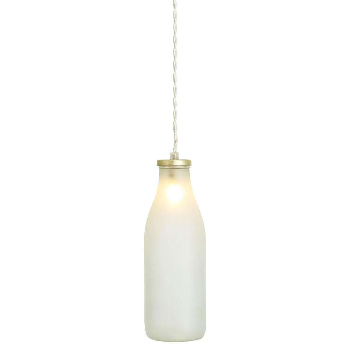 Milk Bottle Pendant Light 3.25" IP20 main product image