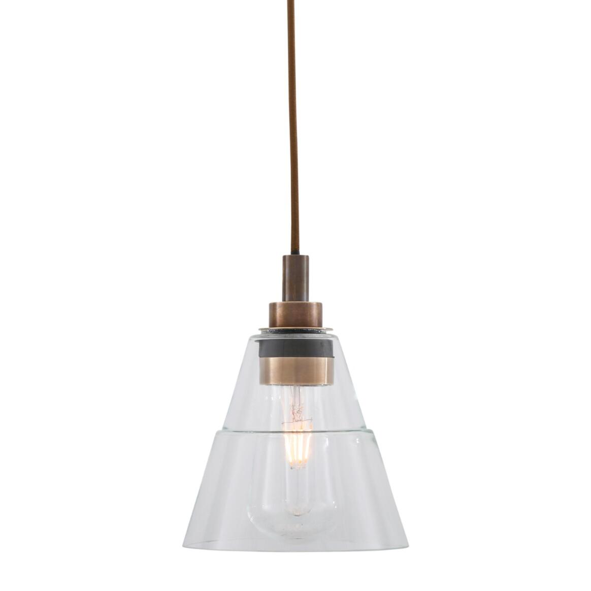 Kairi Glass Bathroom Pendant Light 18cm IP65 main product image
