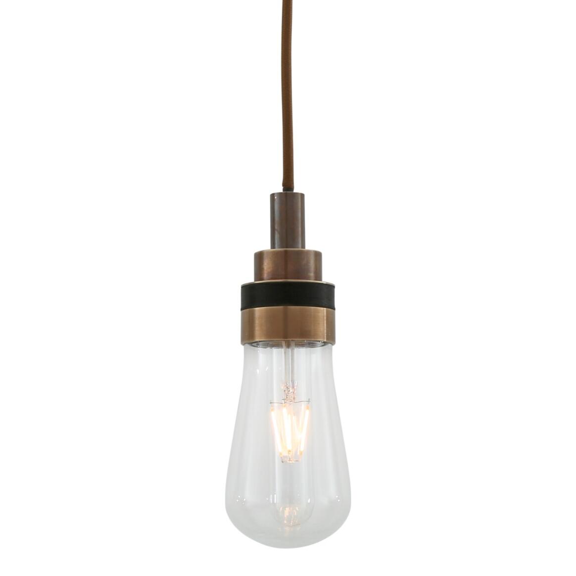Bo Glass Bathroom Pendant Light 8.75" IP65 main product image