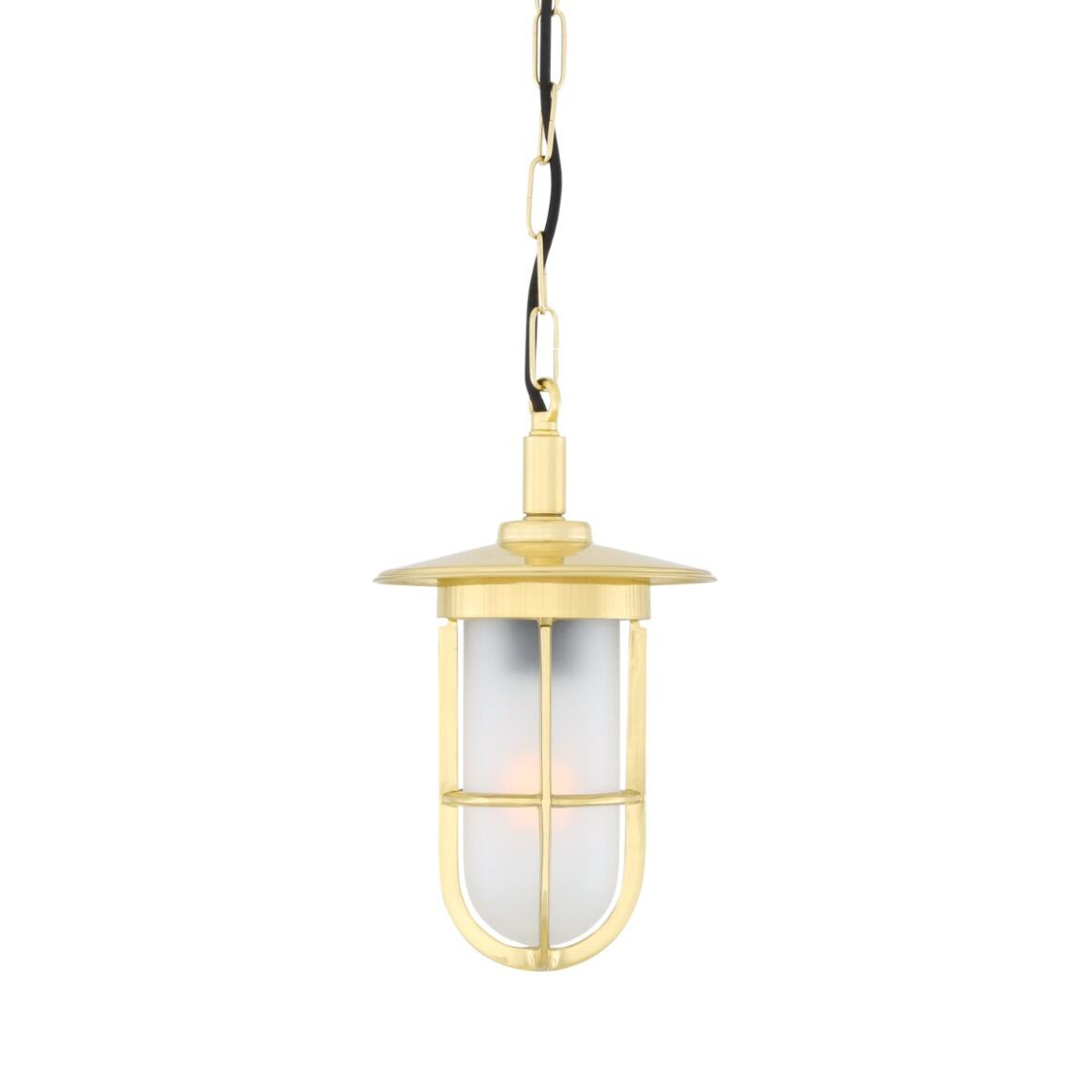 Ramor Nautical Brass Pendant Light 10.75" IP65 main product image