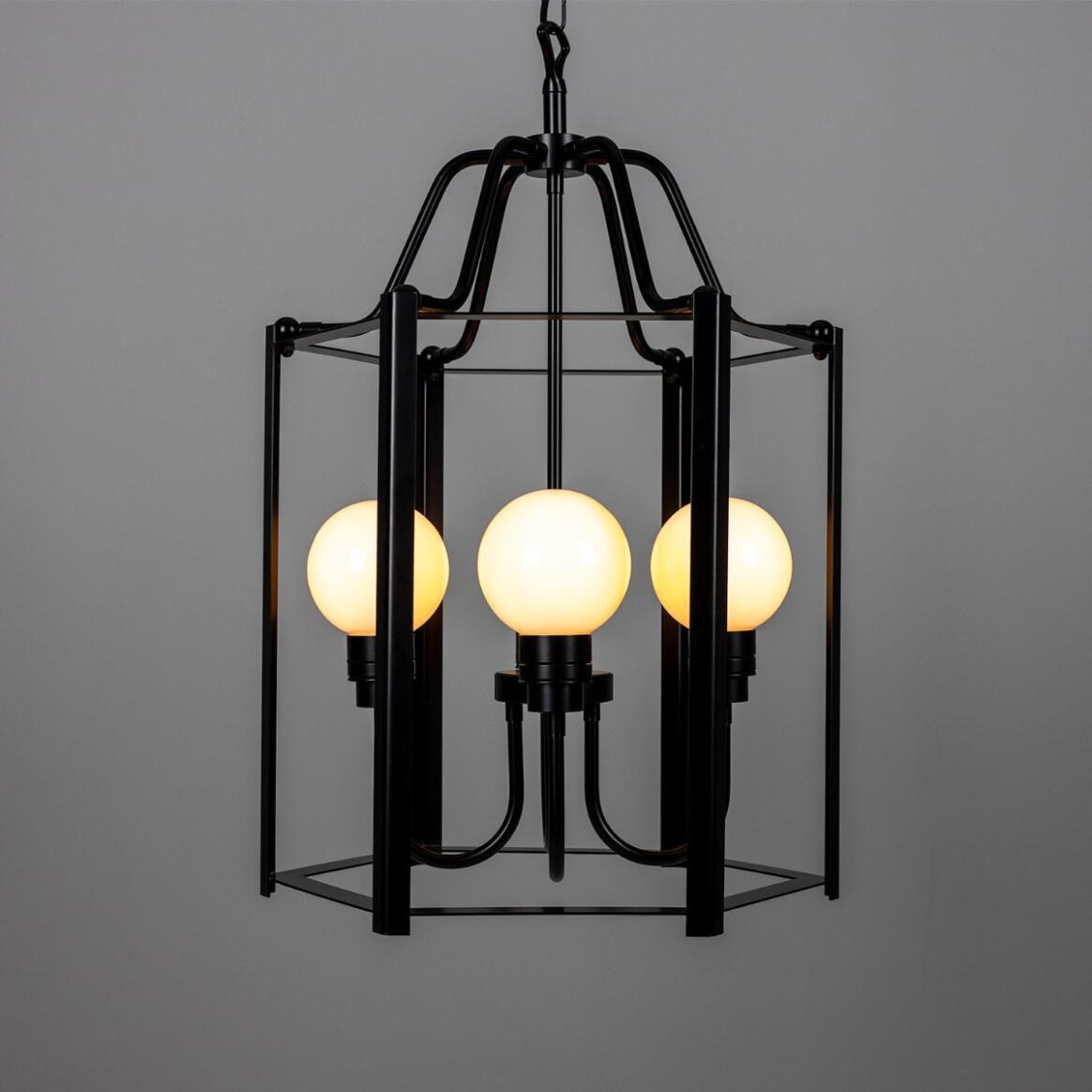 Portroe Outdoor Hanging Four Light Porch Lantern, 25.5