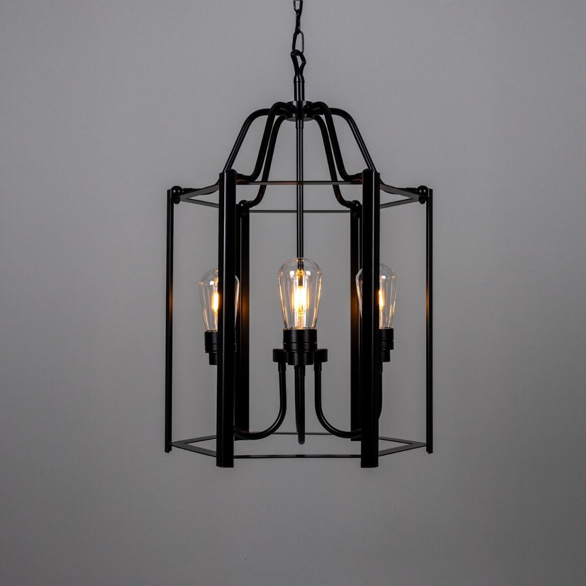 Portroe Outdoor Hanging Four Light Porch Lantern, 25.5" IP65 main product image