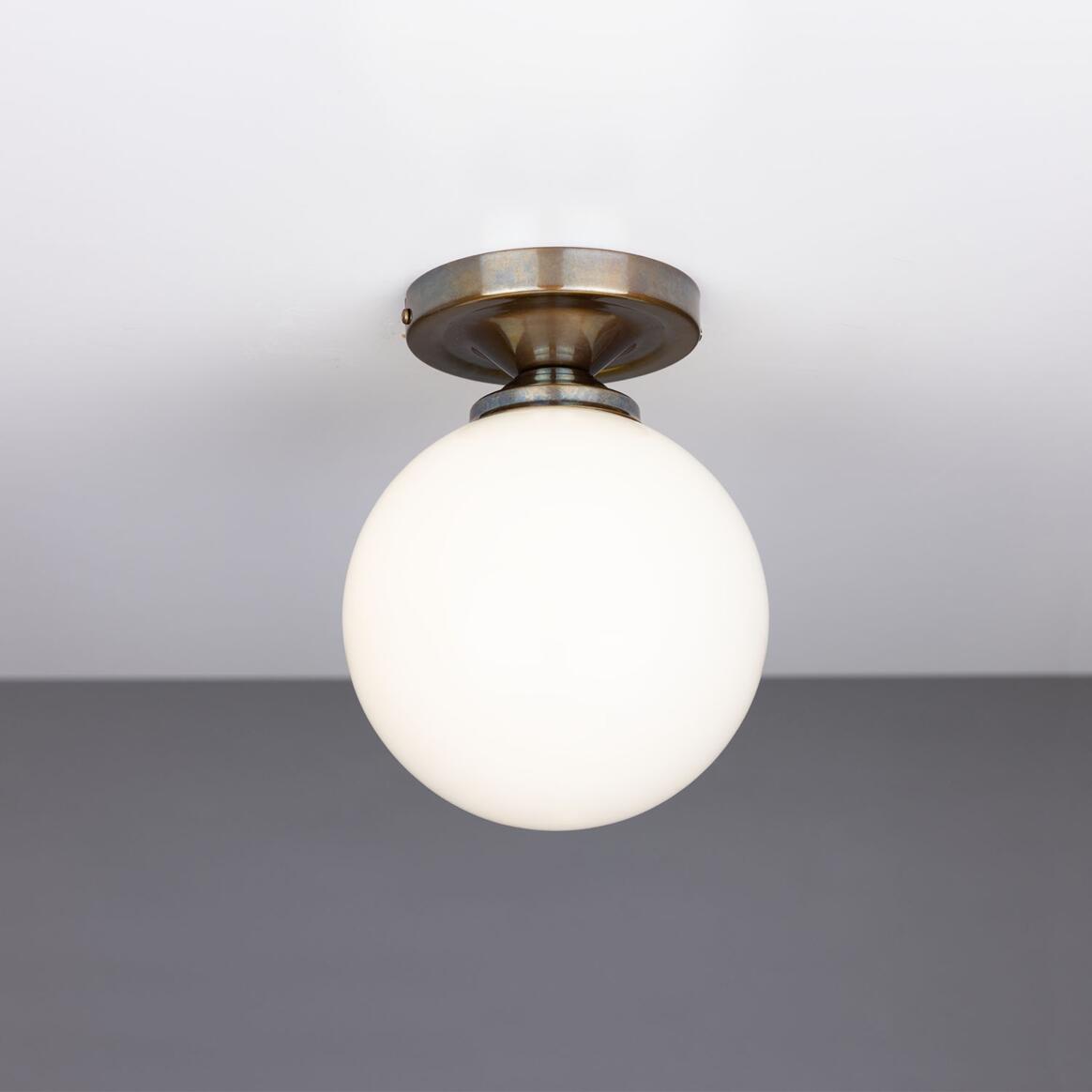Yaounde Flush Globe Ceiling Light 5.5" IP20 main product image