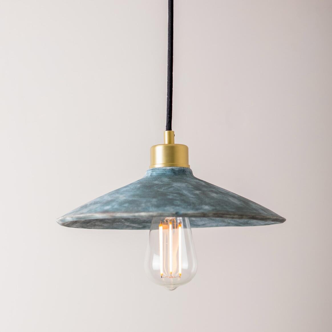 Pyrus Organic Ceramic Pendant Light Blue Earth 11