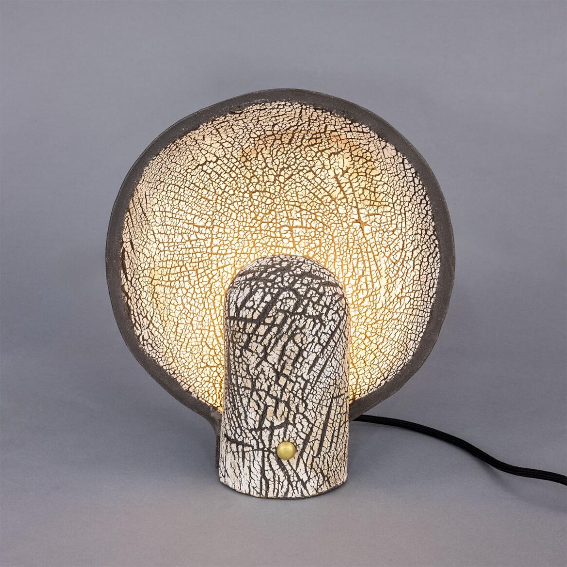 Lampe de table Cagliari en céramique argile noire, 32,5 cm IP20 main product image