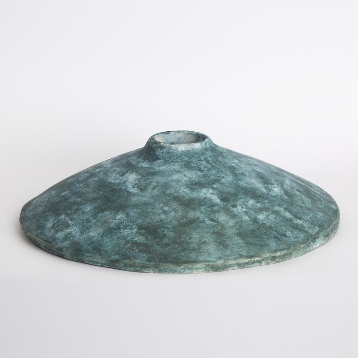 Pyrus Ceramic Lamp Shade, Blue Earth 10.75" main product image