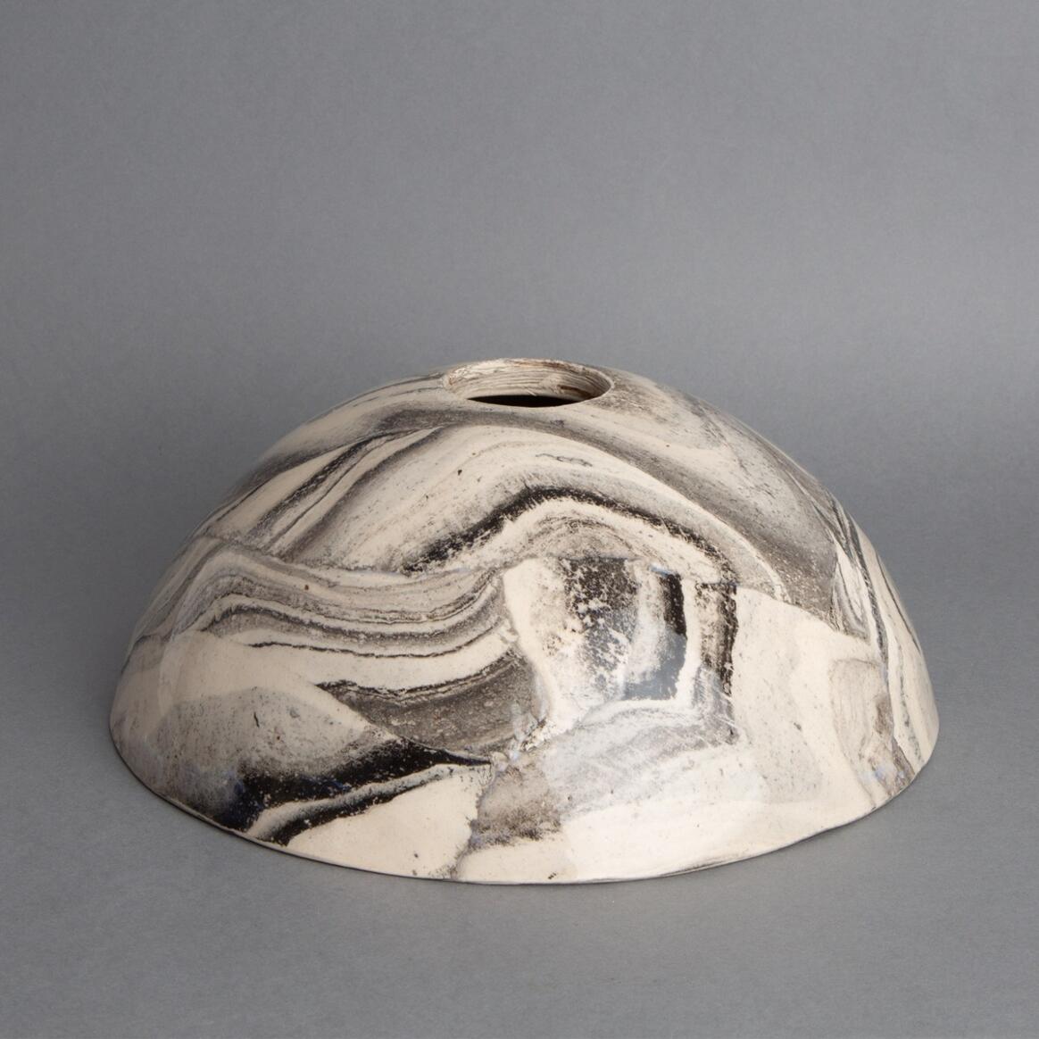 Kauri Marbled Ceramic Dome Lamp Shade 20cm main product image