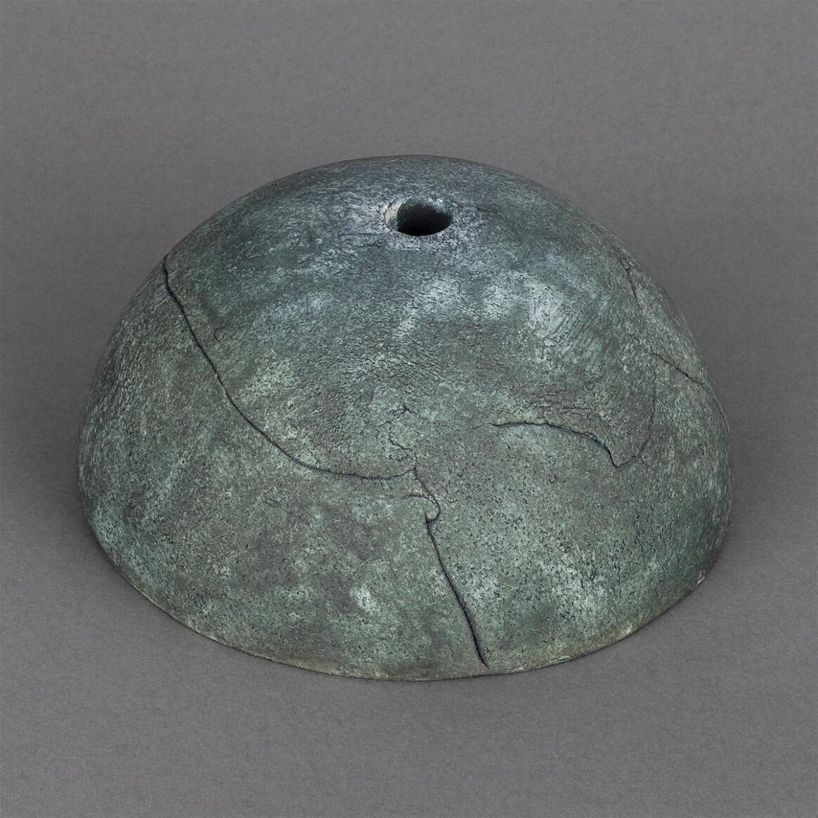 Ferox Blue Earth Half Sphere Ceramic Lamp Shade 5.5" main product image