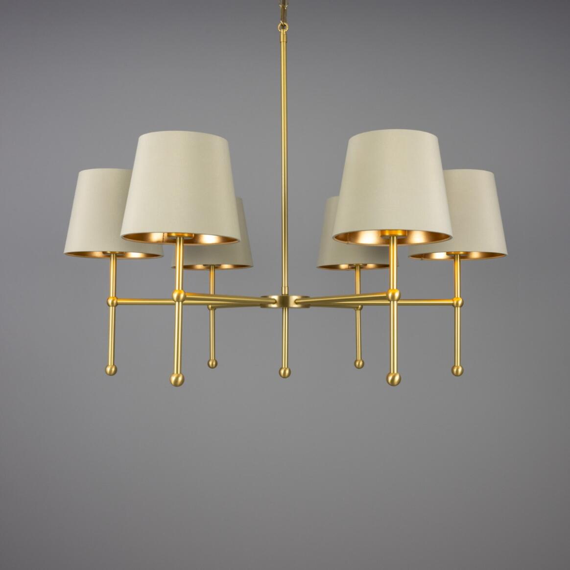 Lustre moderne en laiton California à six bras, 112,5 cm IP20 main product image