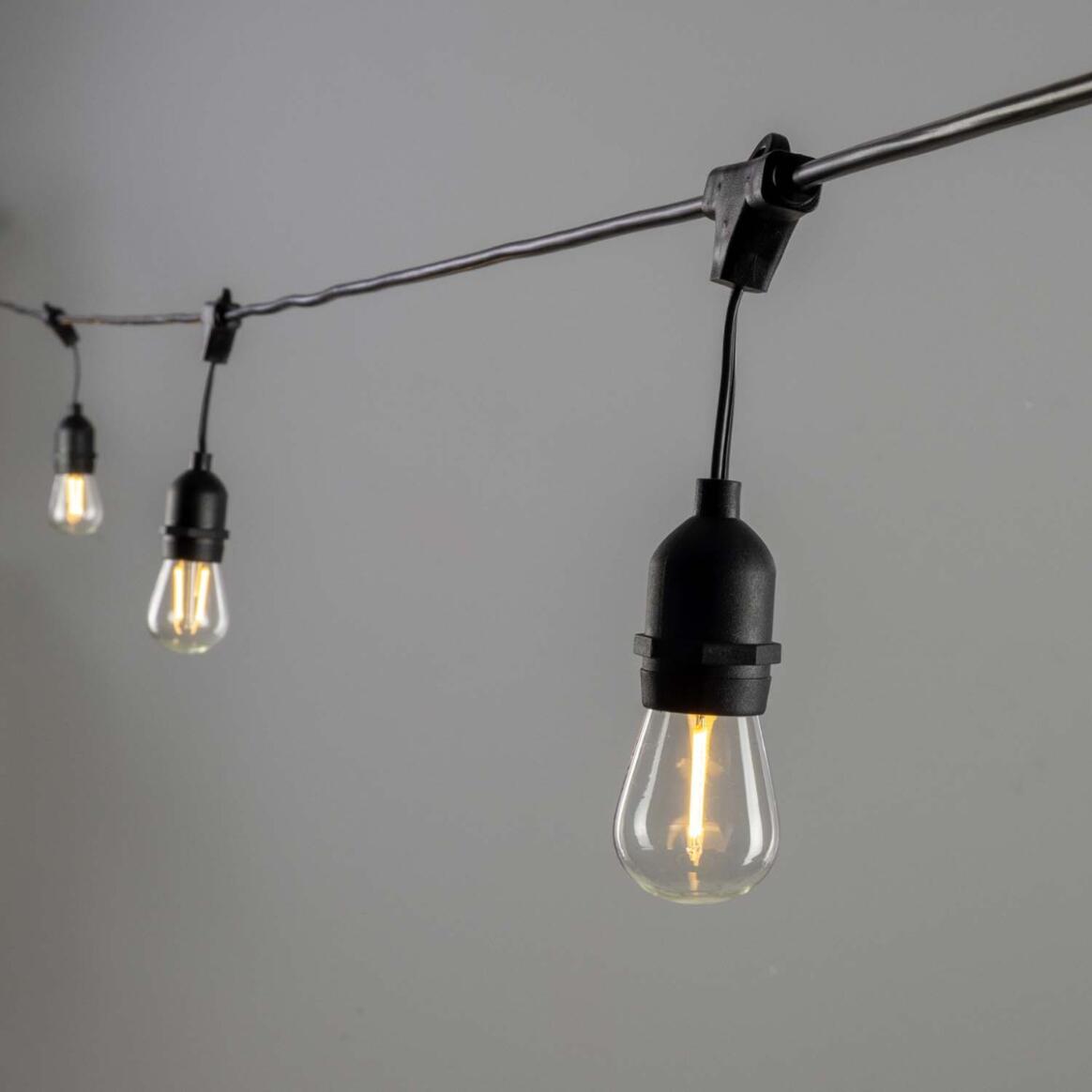 1 Metre Spaced Festoon, Outdoor String Lights 15m IP65 main product image