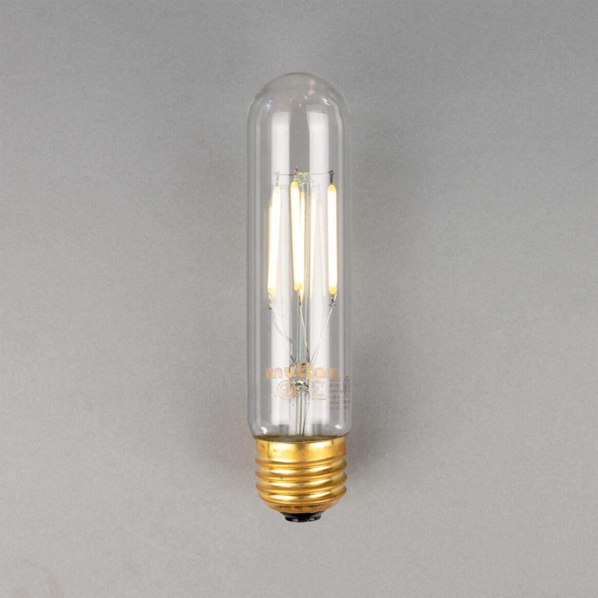 LED Tube Filament Cool White Bulb Dimmable E26 3.85W 4000k 472lm 110v 5" main product image