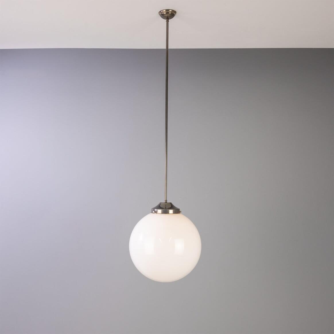 Luanda Opal Glass Globe Linear Pendant Light 15.75" IP20 main product image