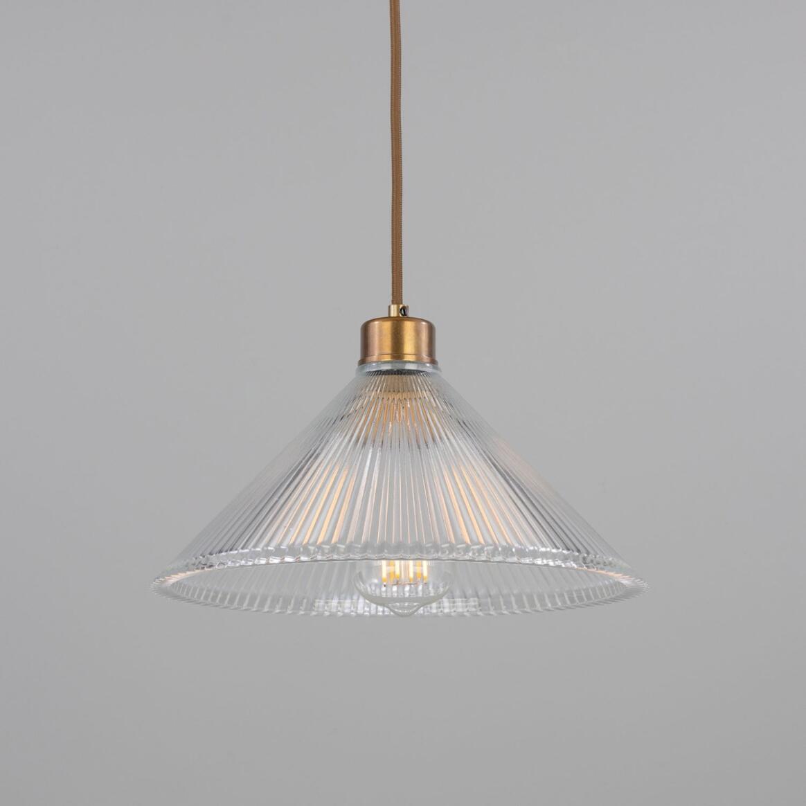 Rebell Prismatic Glass Pendant Light 11.75" IP20 main product image