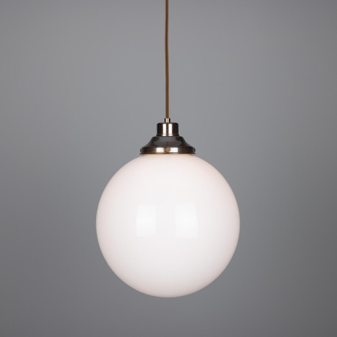 Gentry Opal Glass Globe Pendant Light 11.75" IP20 main product image