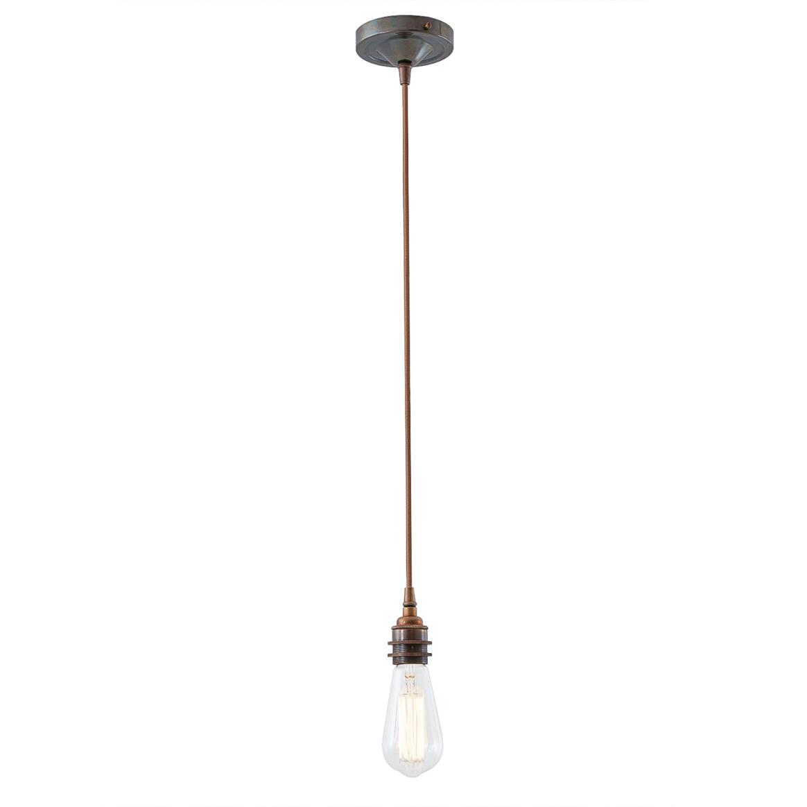 Dili Vintage Bare Bulb Pendant Light 3.25" IP20 main product image