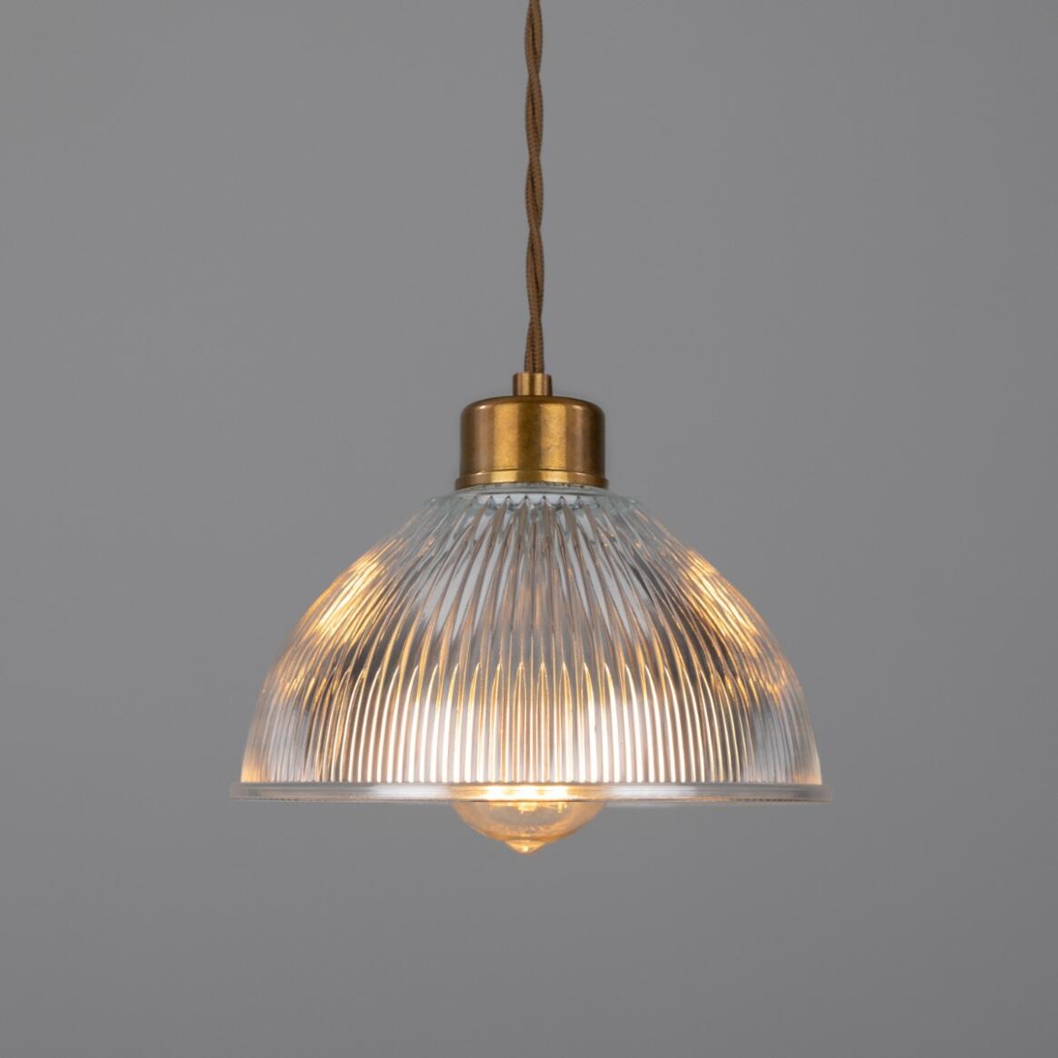 Boston Industrial Prismatic Pendant Light 19.5cm IP20 main product image