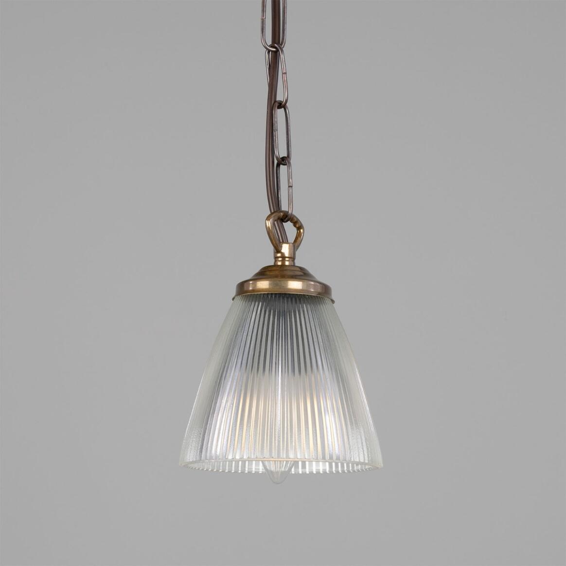 Gadar Small Prismatic Glass Pendant Light 4.75" IP20 main product image