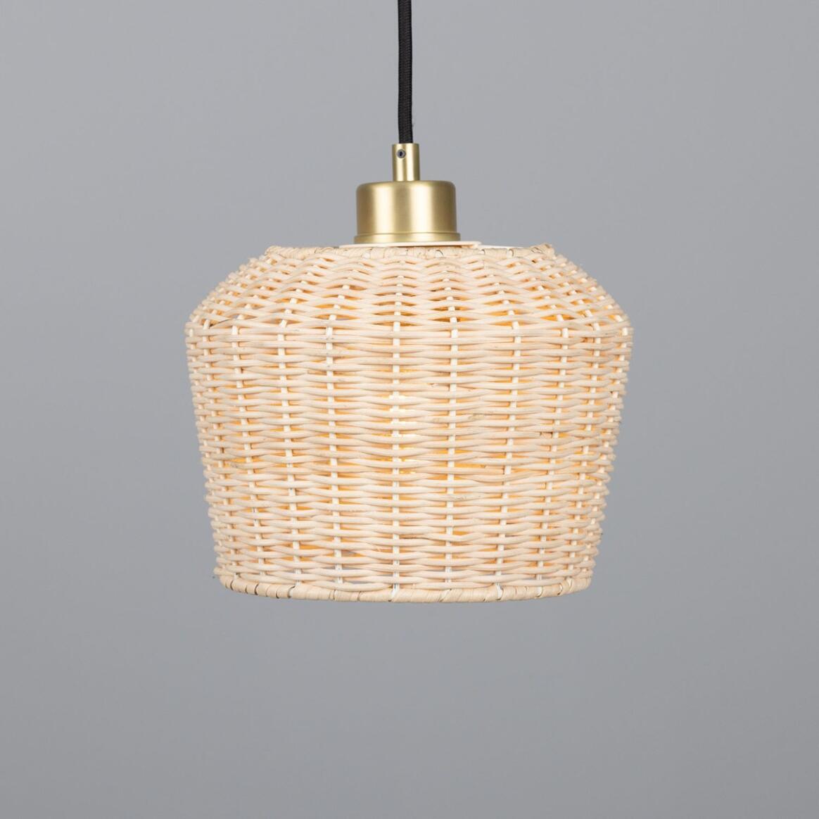 Manila Small Rattan Pendant Light 7.75" IP20 main product image