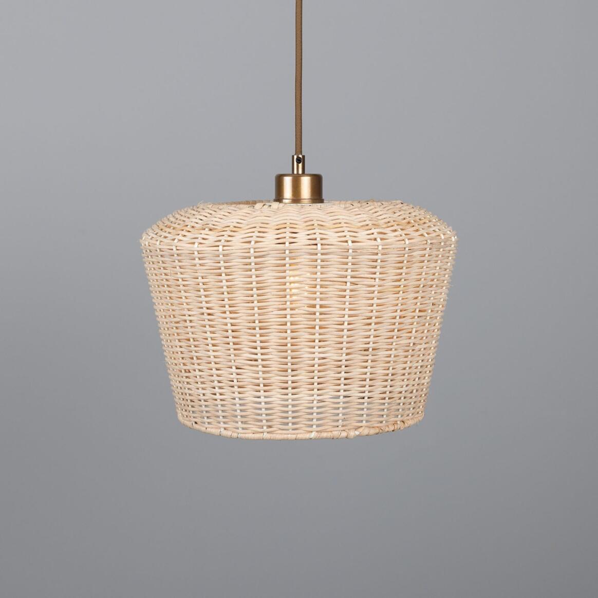 Manila Large Rattan Pendant Light 11.75" IP20 main product image