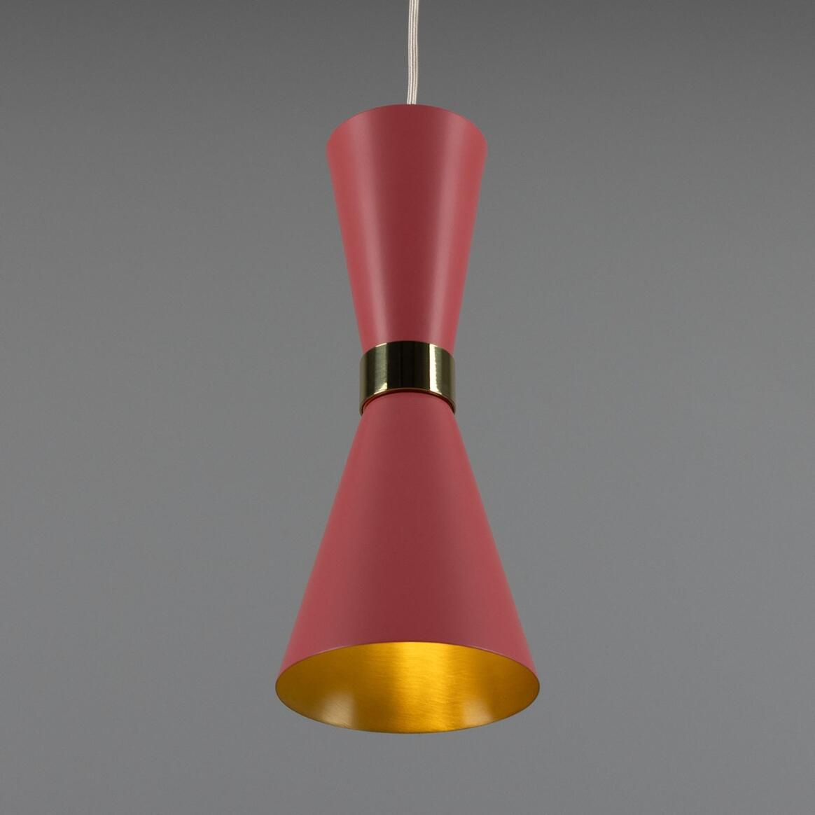 Cairo Mid-Century Coloured Pendant Light 13.5