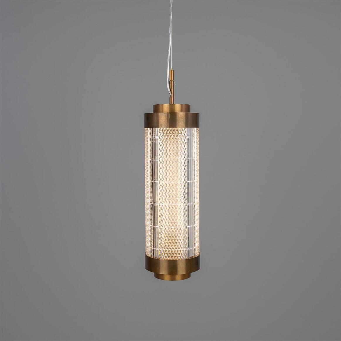 Ashford Small Neo-Victorian Vertical Linear Pendant Light 58cm IP20 main product image