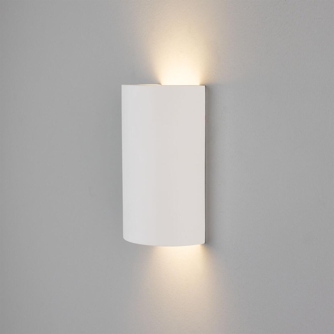 Malmo Semi-Circle Plaster Wall Light 11cm IP20 main product image