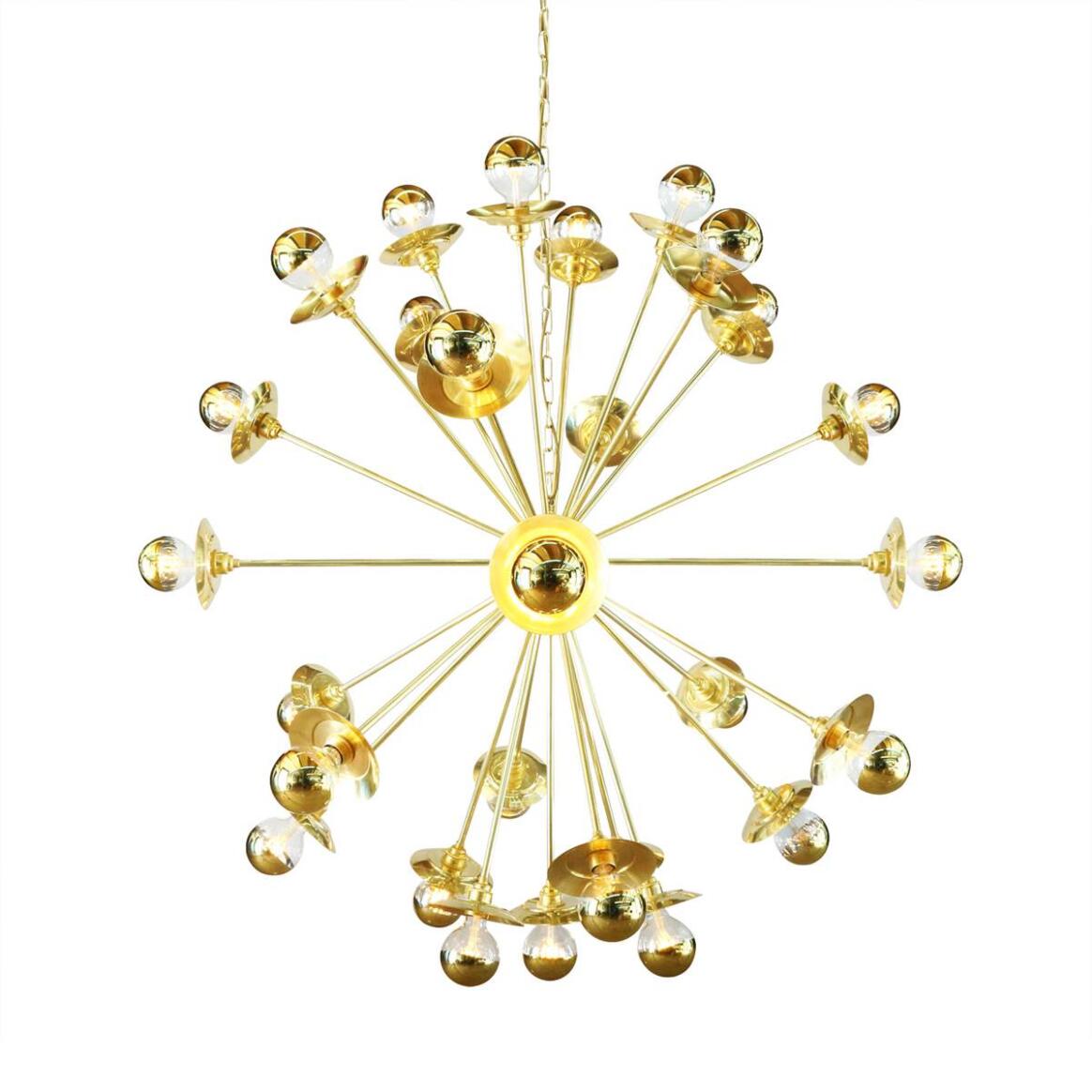 Tokyo 29-Arm Brass Sputnik Chandelier 120cm IP20 main product image