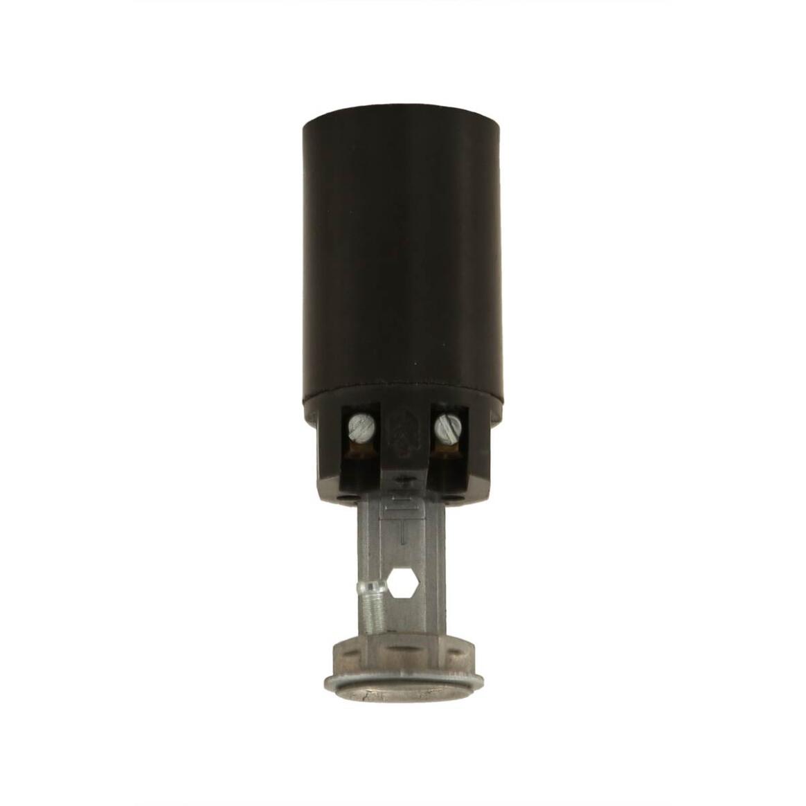 E14 Candle Lamp Holder, Black main product image