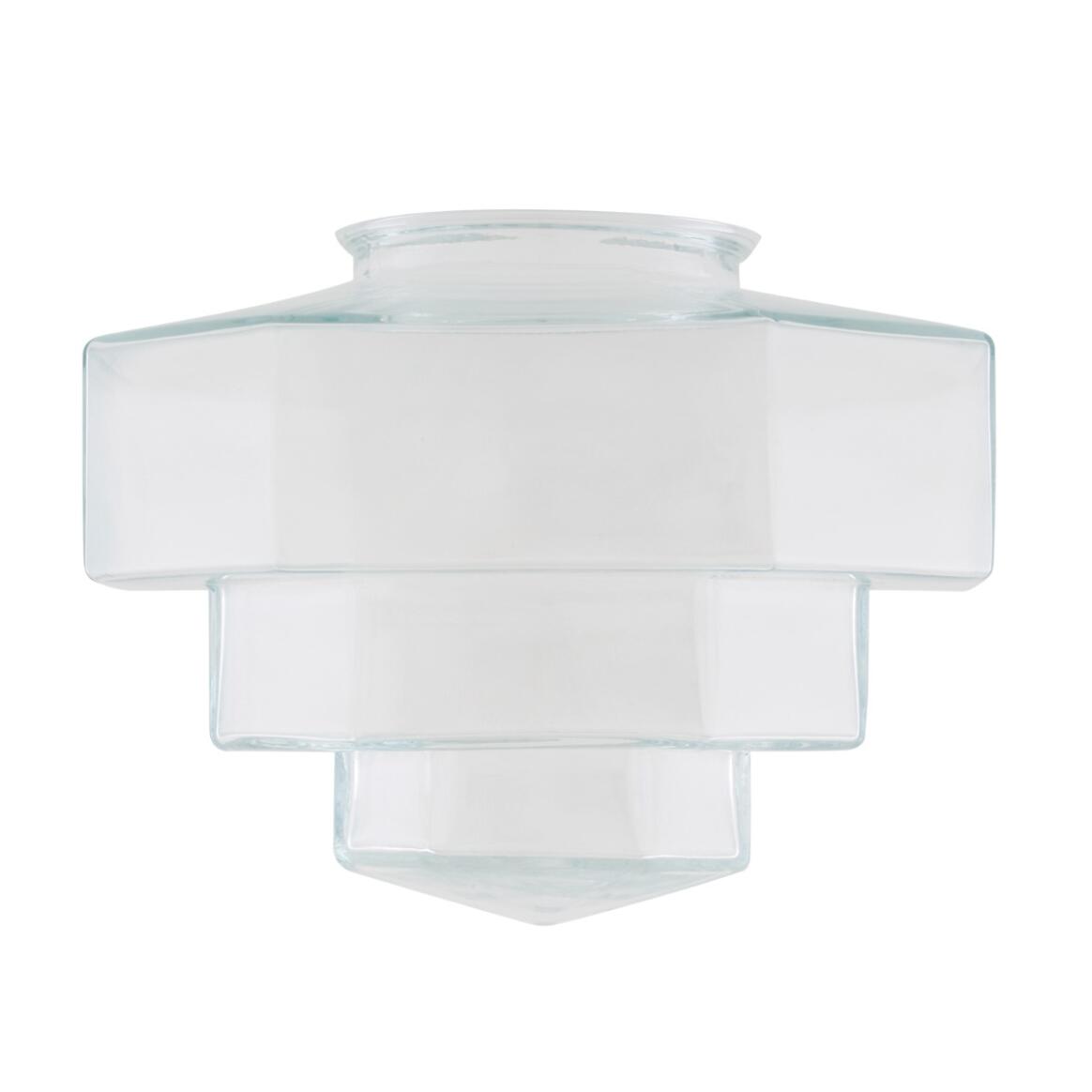 Art Deco Stepped Glass Lamp Shade main product image